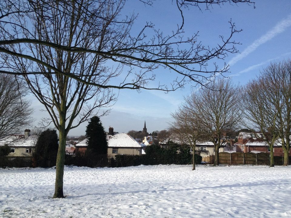 Photograph of Snow on Gravel Pit Rec