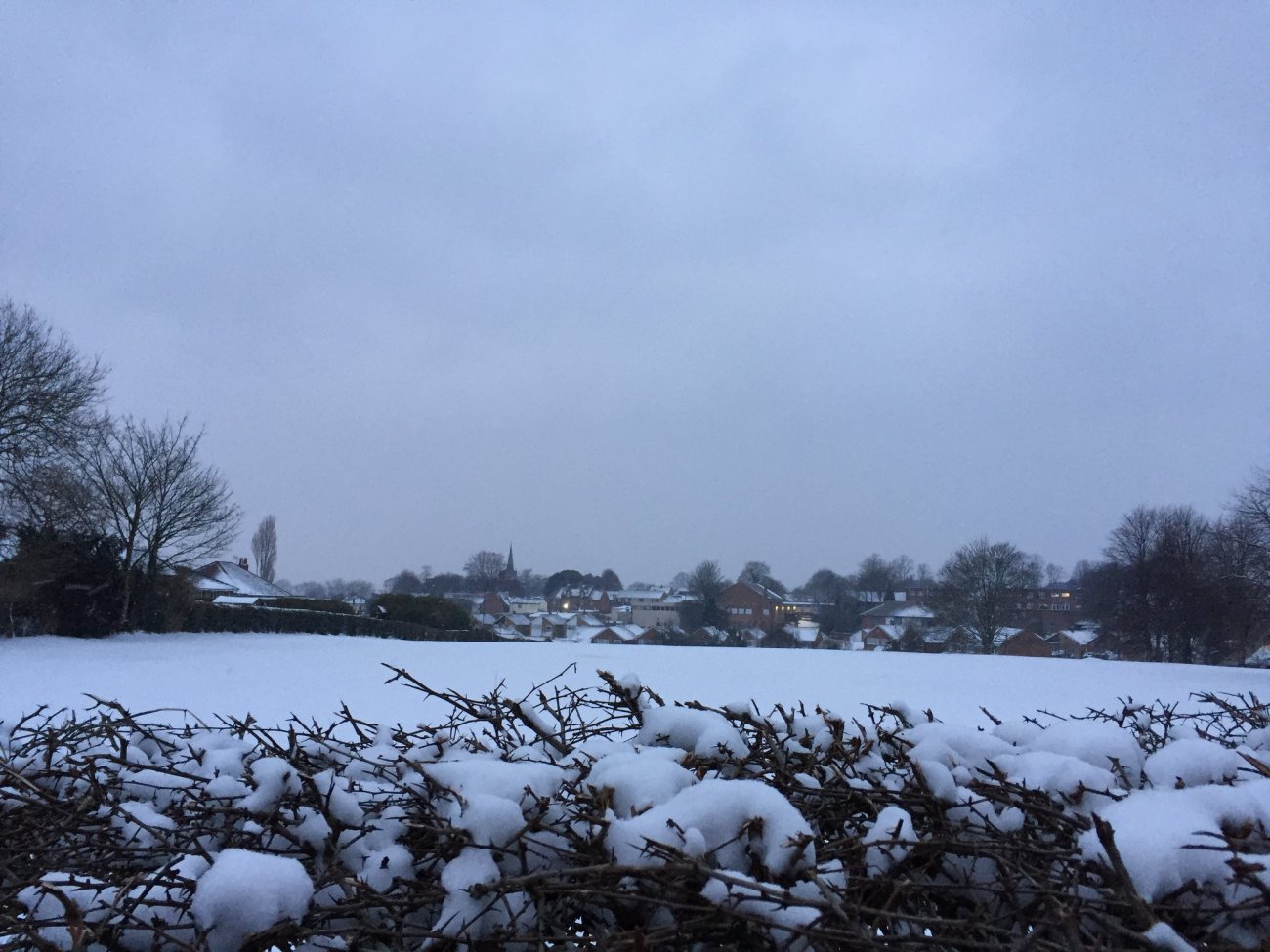 Photograph of Snowy South Avenue Rec