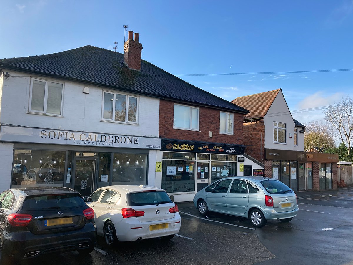 Photograph of Nottingham Road shops precinct, 2020